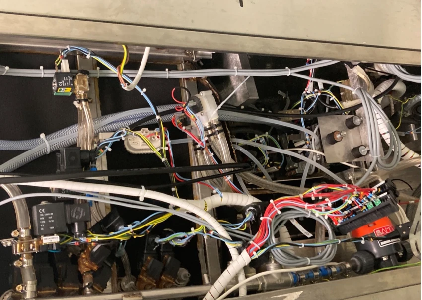 Wires being replaced/decommissioned.